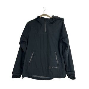 Blackfish Mens Size Medium Black Pullover Softshell Hoodie Jacket